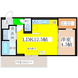 羽犬塚駅 徒歩36分 1階の物件間取画像
